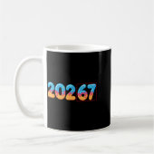 Funny Happy New Year 2026 20267 Ice Cream Drip 67  Kaffeetasse (Links)