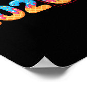 Funny Happy New Year 2026 20267 Ice Cream Drip 67  Poster (Ecke)