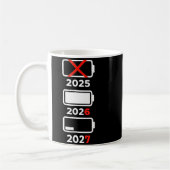 Funny Happy New Year 2026 2027 67 Meme Six Seven  Kaffeetasse (Links)