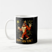 Funny Happy New Year 2026 Bigfoot Lovers New Years Kaffeetasse (Links)
