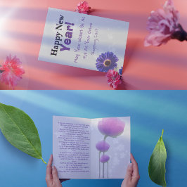 Funny Happy New Year 2026 Shopping Quote Design Karte