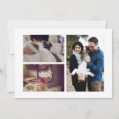 Funny Happy No L (Weihnachten) Foto Personalisiert Einladung (Rückseite)