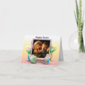 Funny Happy Oaster Oma Feiertagskarte (Vorderseite)