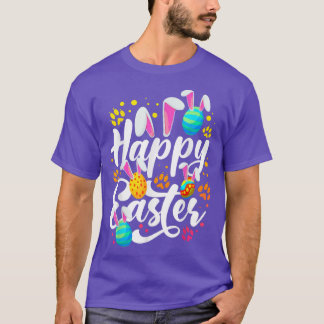 Funny Happy Ostereier mit Osterhase R T-Shirt