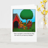 Funny Happy Pet Owner's Day Grußkarte Karte (Gelbe Blume)