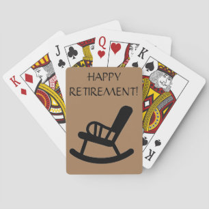 Funny Happy Retirement Personalisierte Geschenke Spielkarten