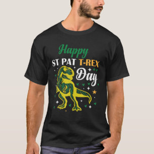 Funny Happy St Pat Trex Day, Saint Patrick Design T-Shirt