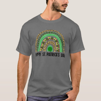 Funny Happy St Patrick's Day for Lucky Teacher Lov T-Shirt