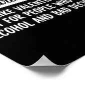 Funny Happy St Patricks Day Irish Shamrock Lucky M Poster (Ecke)