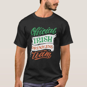 Funny Happy St. Patrick's Day Trinken Männer Frau  T-Shirt