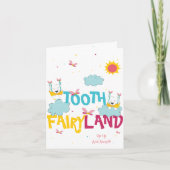 Funny Happy Sunshine Funkelnd Tooth Fairy Vielen D Karte (Vorderseite)