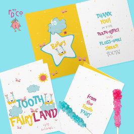 Funny Happy Sunshine Funkelnd Tooth Fairy Vielen D Karte