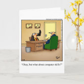 Funny Happy Techies’ Day Grußkarte Karte (Gelbe Blume)