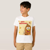 Funny Happy Thanksgiving T-Shirt (Vorne ganz)