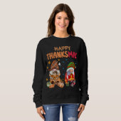 Funny Happy Thanksmas Erntedank und Weihnachten C Sweatshirt (Vorne ganz)