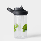 Funny Happy Tortoise Cartoon Trinkflasche (rechts)