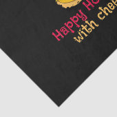 Funny Happy Urlaub mit Käse, Weihnachtskäse Seidenpapier (Ausschnitt)