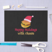 Funny Happy Urlaub mit Käse, Weihnachtskäse Seidenpapier (Handwerk)