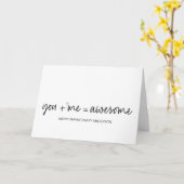 Funny Happy Valentines Day-Geschenk für die Liebe  Karte (Gelbe Blume)