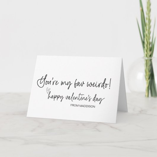 Funny Happy Valentines Day Gift für Boyfriend Karte (Vorderseite)
