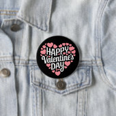 Funny Happy Valentines Day Herzlich Liebe Button (Beispiel)