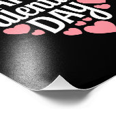 Funny Happy Valentines Day Herzlich Liebe Fotodruck (Ecke)