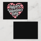 Funny Happy Valentines Day Herzlich Liebe Mitteilungskarte (Vorne/Hinten)