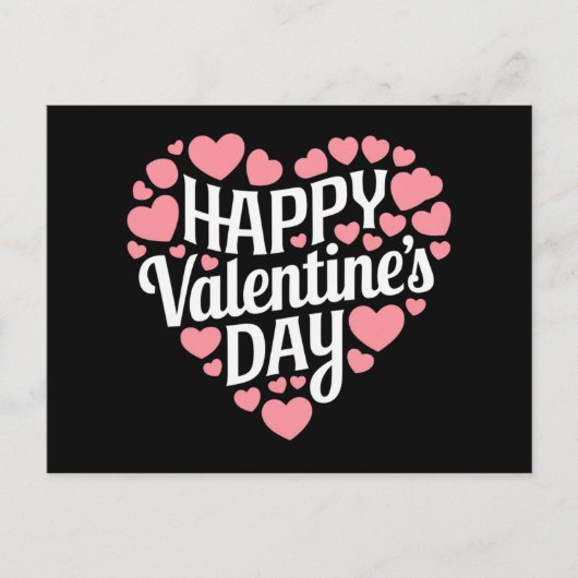 Funny Happy Valentines Day Herzlich Liebe Postkarte (Vorderseite)