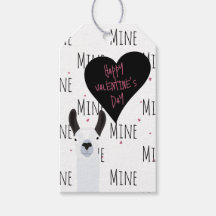 Funny Happy Valentine's Day "Mein Muster" Llama