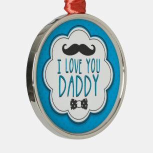 Funny Happy Väter Tag I Liebe Sie Vater Ornament Aus Metall