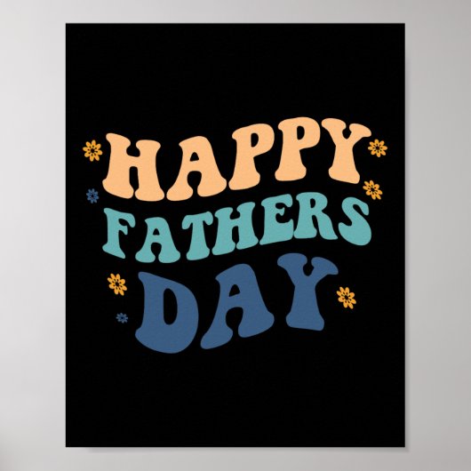 Funny Happy Vaters Day Father&#; s Day from Son D Poster (Vorne)
