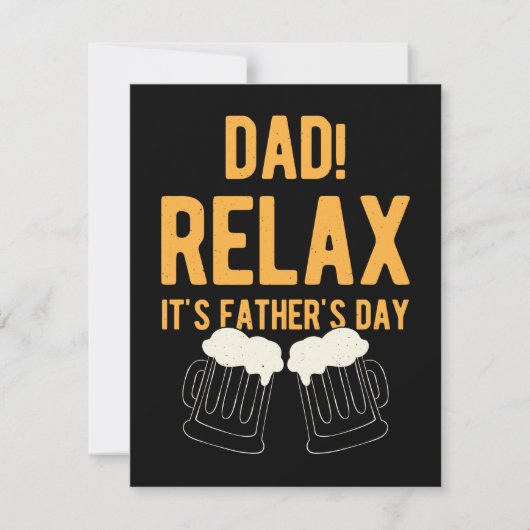 Funny Happy Vatertag Feiertagskarte (Vorderseite)