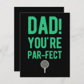 Funny Happy Vatertag Feiertagskarte (Vorne/Hinten)