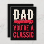 Funny Happy Vatertag Feiertagskarte (Vorne/Hinten)