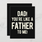 Funny Happy Vatertag Feiertagskarte (Vorne/Hinten)