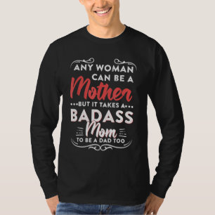 Funny Happy Vatertag für den besten Single Mama T-Shirt