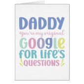 Funny Happy Vatertag Grußkarte (Vorne)