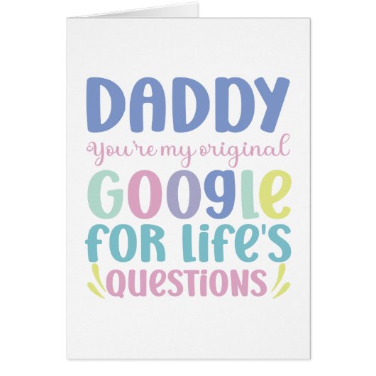 Funny Happy Vatertag Grußkarte (Vorne)