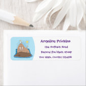 Funny happy walrus Cartoon Illustration (Insitu)