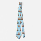 Funny happy walrus Cartoon Illustration Krawatte (Vorderseite)