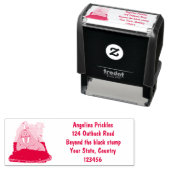 Funny happy walrus Cartoon Illustration Permastempel (Beispiel)