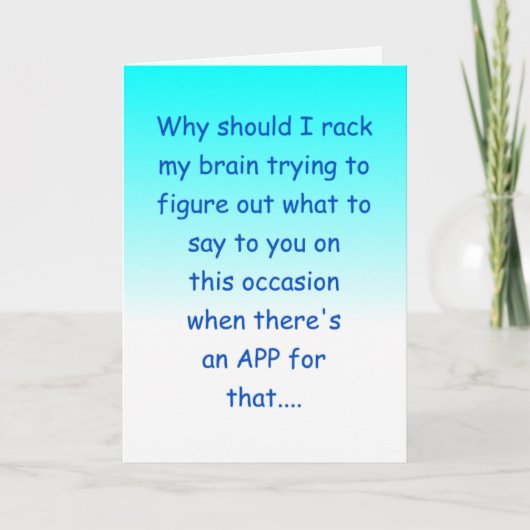 funny happy wedding anniversary karte (Vorderseite)