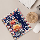 Funny Happy Zitat überall auf der Print Notizblock