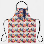 Funny Happy Zitat überall auf der Print Schürze (Vorderseite)