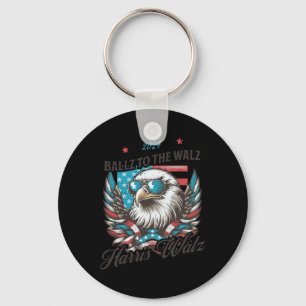 Funny Harris Walz 2024 Ballz für die Walz-Wahl Schlüsselanhänger