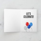 Funny Harris Walz Birthday Card Karte (Innenseite)