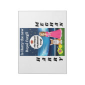 Funny Harry und Meghan Large Writing Pad Notizblock (Rotiert)