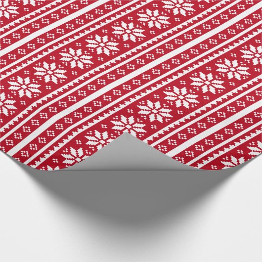 Funny hässlich Weihnachts Pullover Packpapier (Ecke)