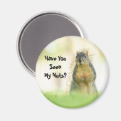 Funny hast du mein Nacken Eichhörnchen Magnet gese (Vorderseite/Rückseite)