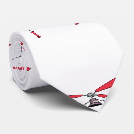Funny Hat Gadget Helicopter. Krawatte (Gerollt)